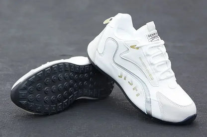 Wasserdichte Herren-Sneaker aus PU-Leder, lässige Sportschuhe, leichte, atmungsaktive, flache und rutschfeste Tennisschuhe, Zapatillas Hombre