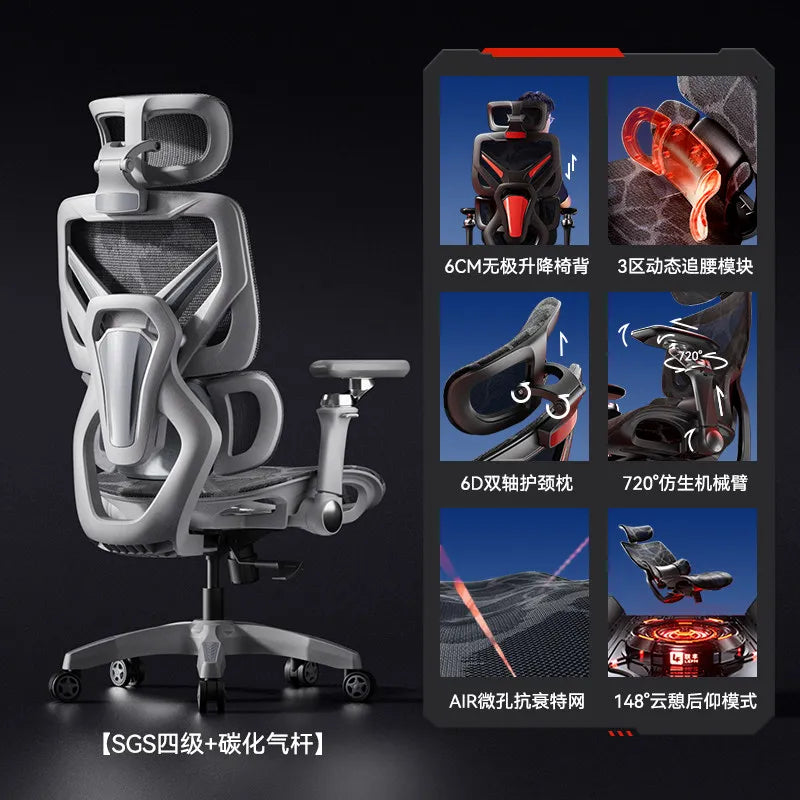 Ergonomic Gaming Chair Pink Purple Office Chair with Adjustable Height, Swivel Computer Chair with Armrests, Comfortable Executive Desk Chair