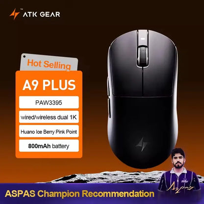 ATK Dragonfly A9 SE Plus Pro Max Ultra Wireless Gaming Mouse NearLink Ultra-lightweight Tri-mode Dual 8K Ergonomic E-sports Mouse