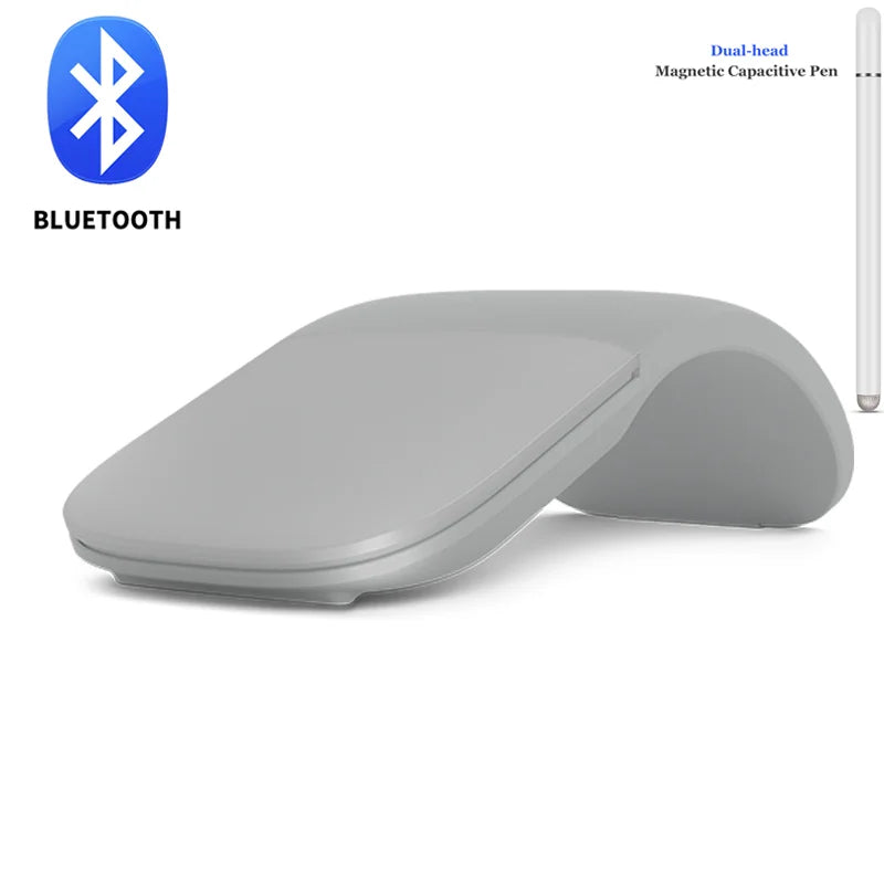 Bluetooth Arc Touch Mouse For Microsoft Surface Wireless Ergonomic Mouse Computer 3D Silent Laser Mice For Laptop PC Windows