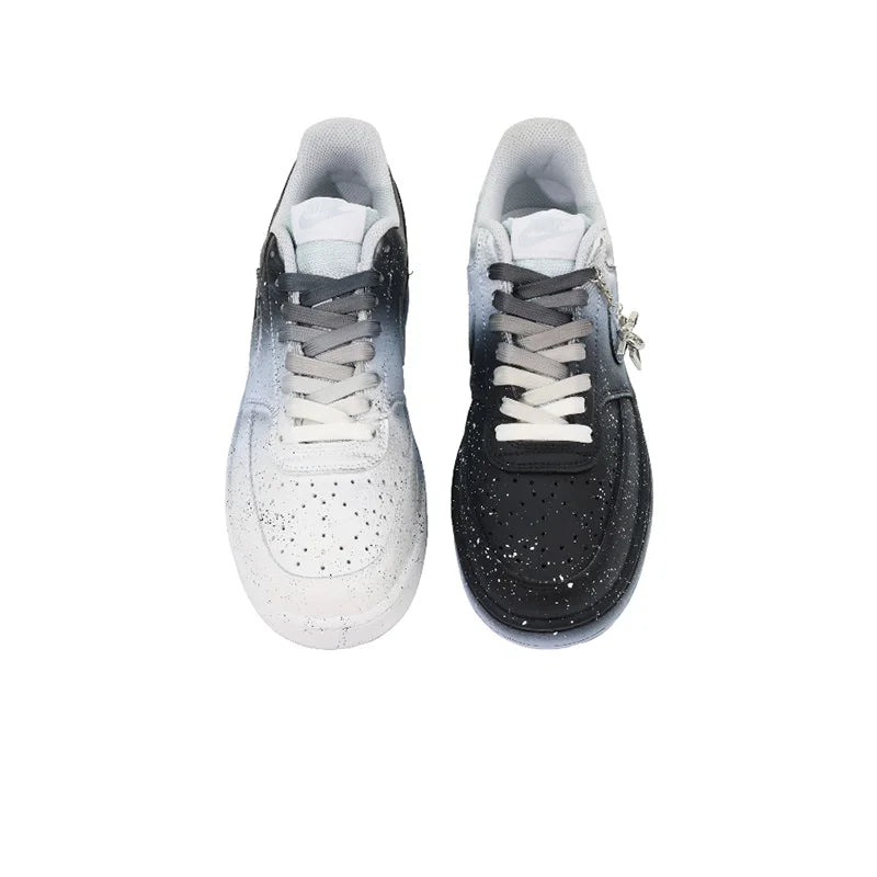Custom Sneakers Nike Court Vision "Nightfall" Gradient Non-Slip Unisex Low-Top Sneakers