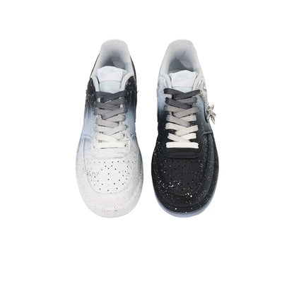 Custom Sneakers Nike Court Vision "Nightfall" Gradient Non-Slip Unisex Low-Top Sneakers
