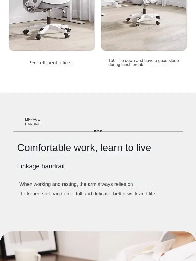 Computer Chair, Rotating Office Chair, Boss Chair, Comfortable to Lie Down, Student Bedroom, Engineering Chairs, e-sports Chairs