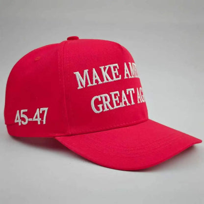New American baseball cap, Little Red Riding Hood, everything is right, duckbill cap