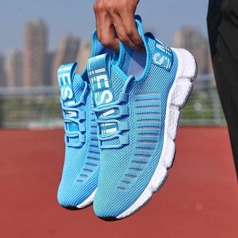 Summer Men's Sneakers Lightweight Breathable Mesh Outdoor Casual Shoes Fashionable Tennis Training Shoes Men's Shoes Free Shipping