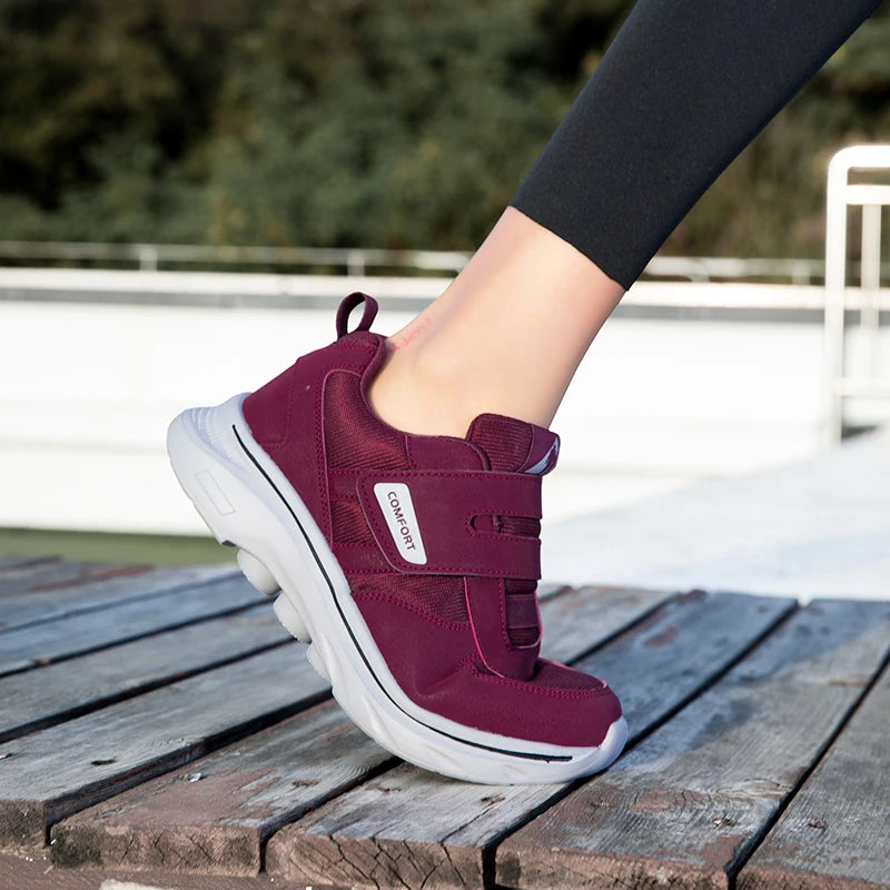 Chaussures de marche unisexes confortables, légères, respirantes, antidérapantes, à bout large, baskets décontractées, chaussures de marche toutes saisons