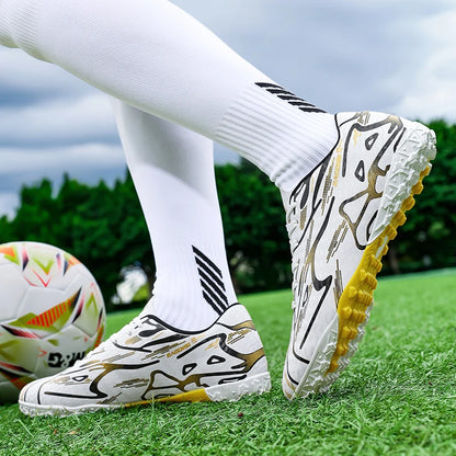 Nouveaux hommes chaussures de Football Sport formation bottes de Football doux ultraléger respirant professionnel baskets unisexe herbe crampons Match