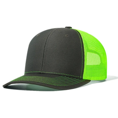 Hot Sale Unisex Cap Slight Curved Brim Style Trucker Hat  Men & Women Casual Outdoor Breathable Summer Cap