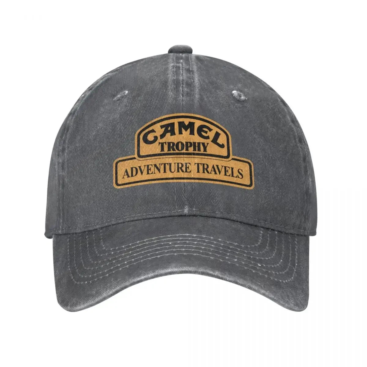 Ρετρό καπέλο μπέιζμπολ Camel Trophy Racing για άνδρες και γυναίκες, από φθαρμένο τζιν, με κούμπωμα, για υπαίθριες δραστηριότητες το καλοκαίρι, χωρίς δομή, μαλακό καπέλο