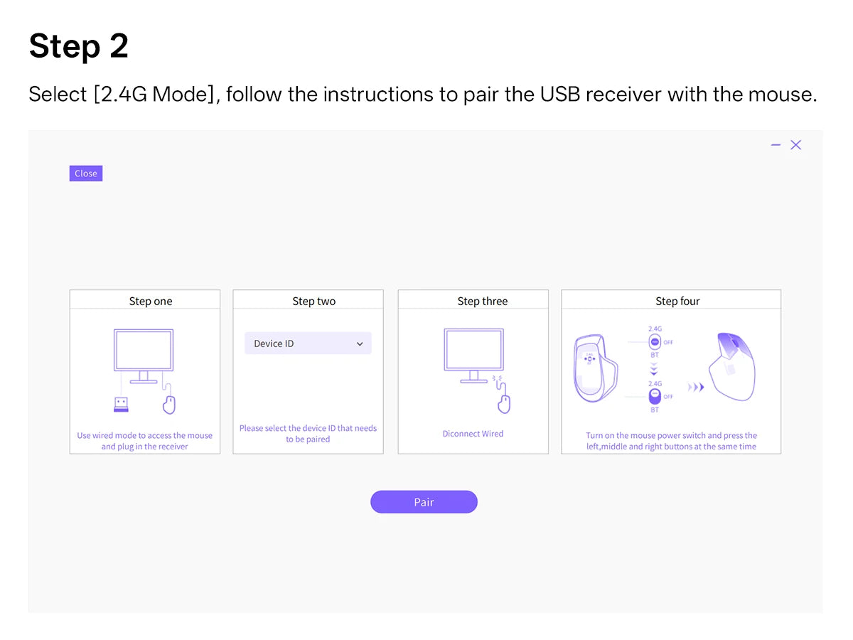 Rapoo MT710L Multi-Mode Rechargeable Wireless Bluetooth Mouse, Ergonomic 4000 DPI Wireless Mouse for Up to 4 Devices with Programmable Buttons