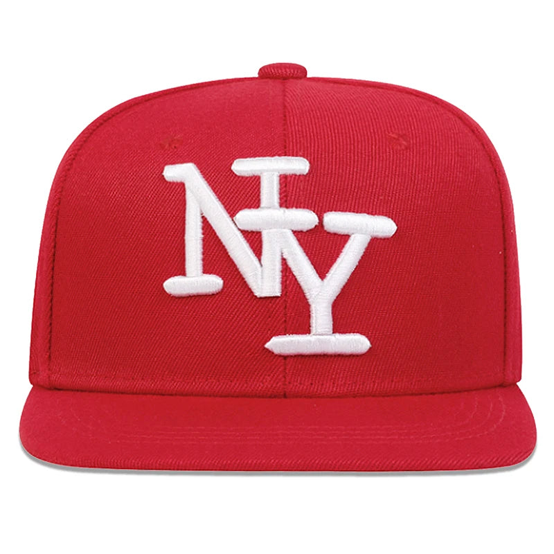Unisex betűhímzéses hip-hop sapkák tavasz-ősz szabadtéri állítható alkalmi baseball sapkák napvédő sapka