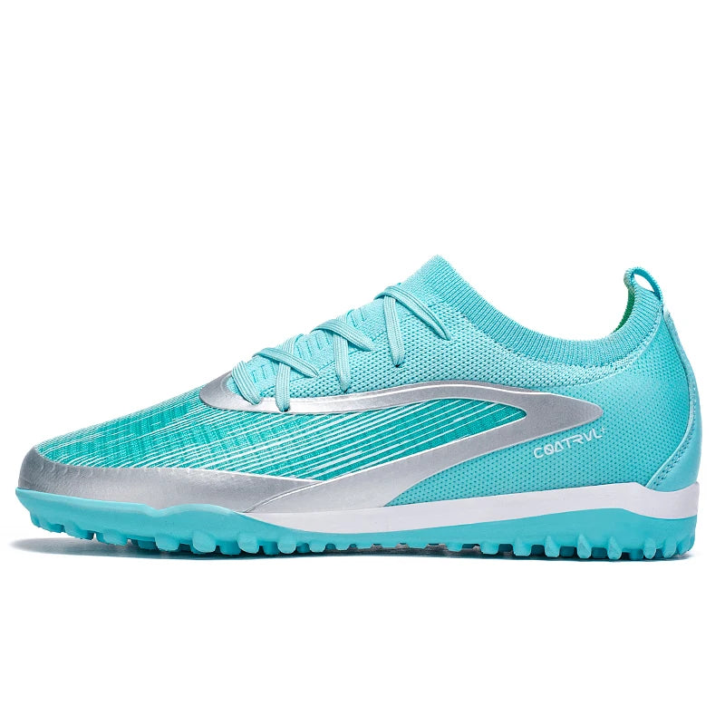 Men Soccer Cleats Breathable Lightweight Football Boots Anti-Slip Training Shoes Outdoor Sport Sneakers