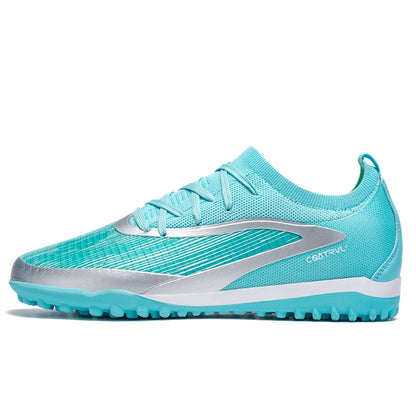 Men Soccer Cleats Breathable Lightweight Football Boots Anti-Slip Training Shoes Outdoor Sport Sneakers