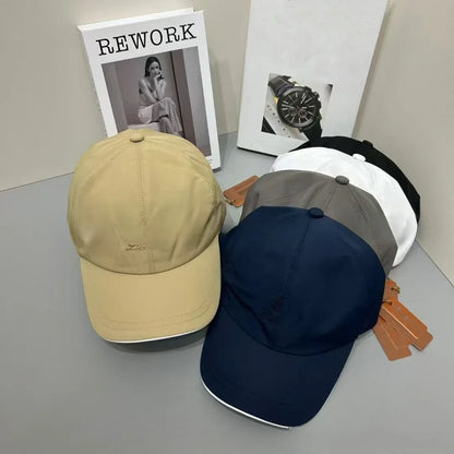 High Quality Solid Color Baseball Cap Men Women Fashion All-match Sun Hat