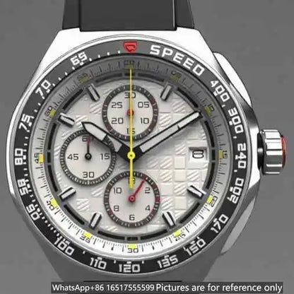 Relógio de luxo para homem de 43mm em aço 904L, movimento de quartzo, herança requintada e excelência artesanal-t