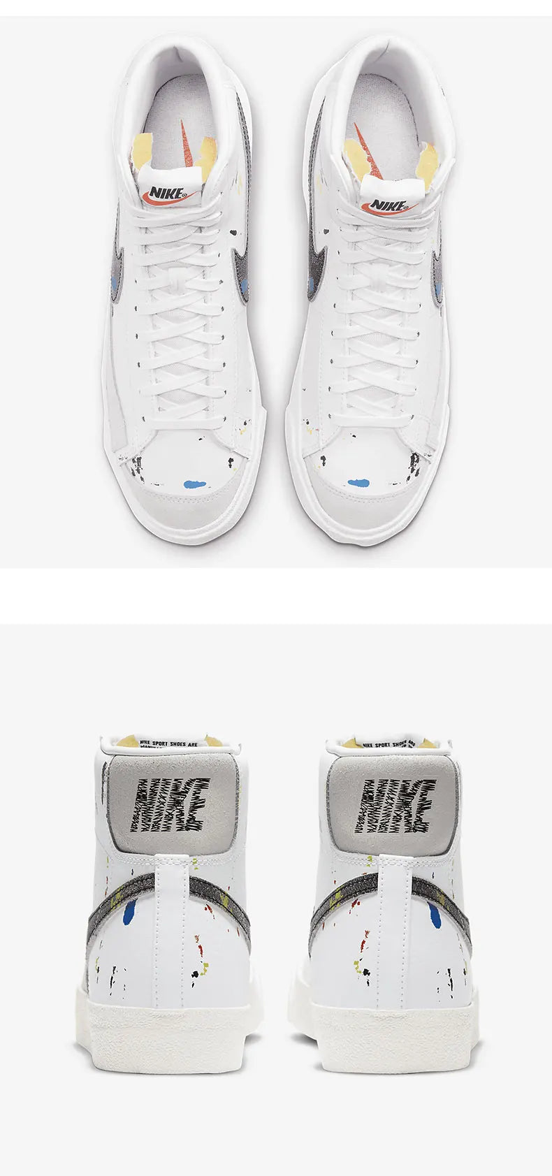 Scarpe da skateboard, sportive e casual Nike originali, nuove, stagionali, da uomo e da donna, modello mid-top, DC7331-100