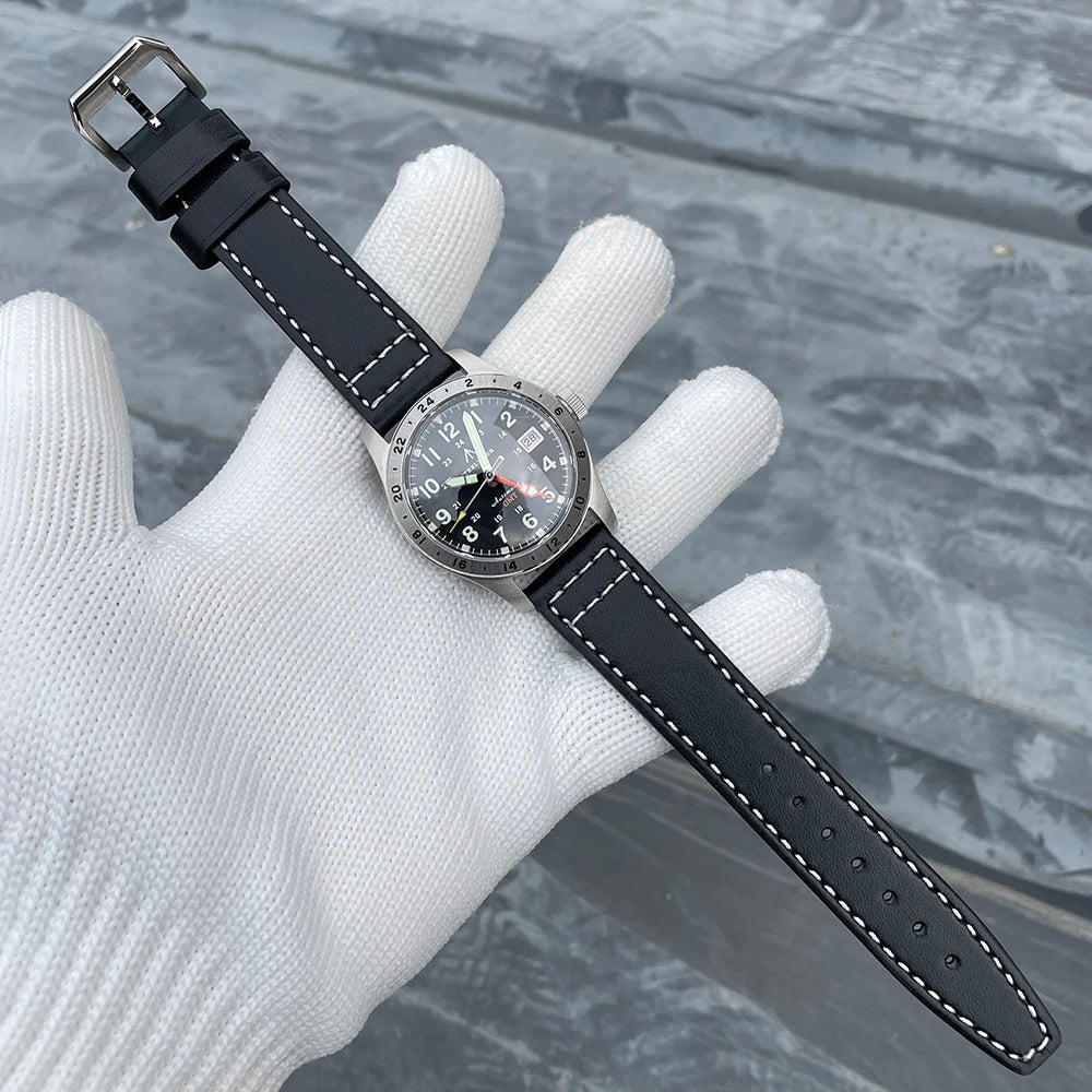 Reloj de pulsera mecánico STEELFLIER Official SF792 GMT con movimiento NH34, luminiscencia Super BGW9 C3, impermeable 200M, reloj de buceo de lujo para hombre