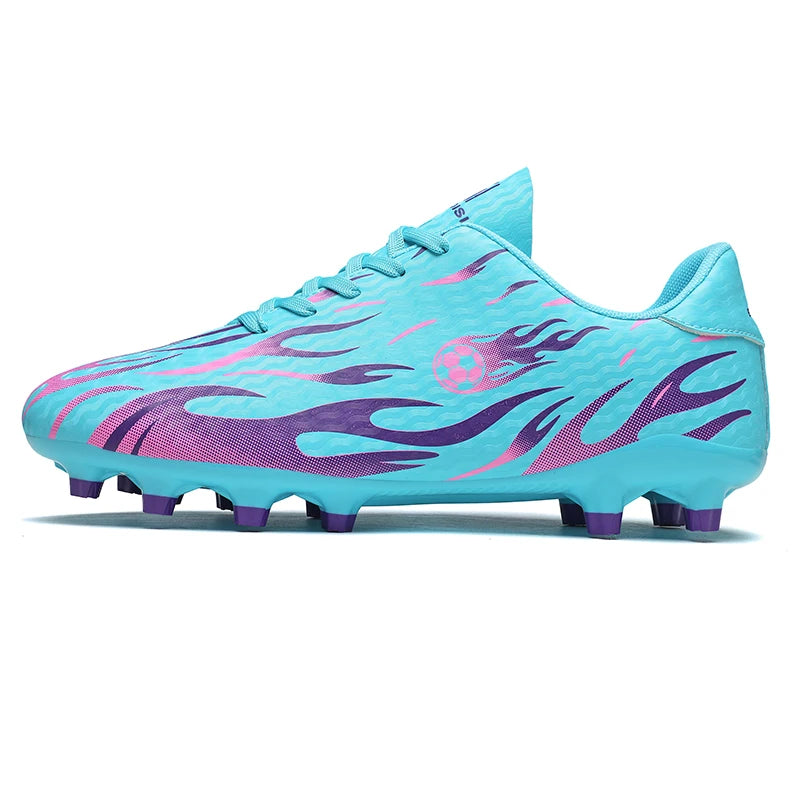 Chaussures de football pour enfants TF Turf, bottes de football respirantes, légères, antidérapantes, pour garçons et filles, chaussures de football pour entraînement en extérieur.