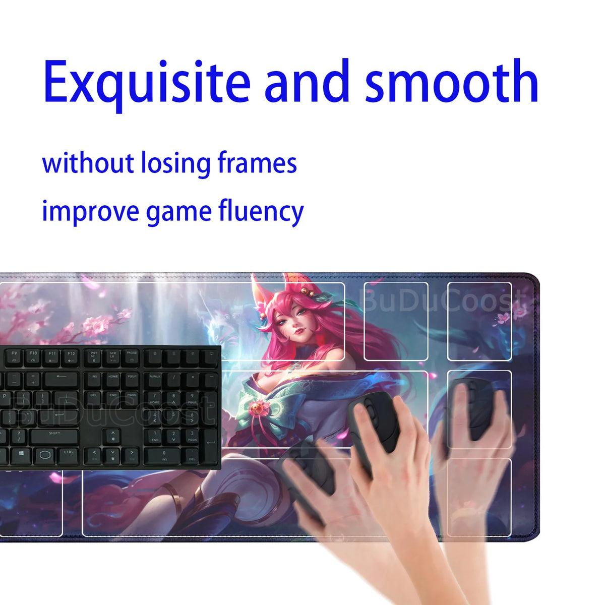 HD-tulostettu leikkimatto League of Mouse Pad Legends Riftbound -sarja TCG LOL-kortti 600x350 mm toimisto Ommellut reunat Lautapeli Pöytämatto