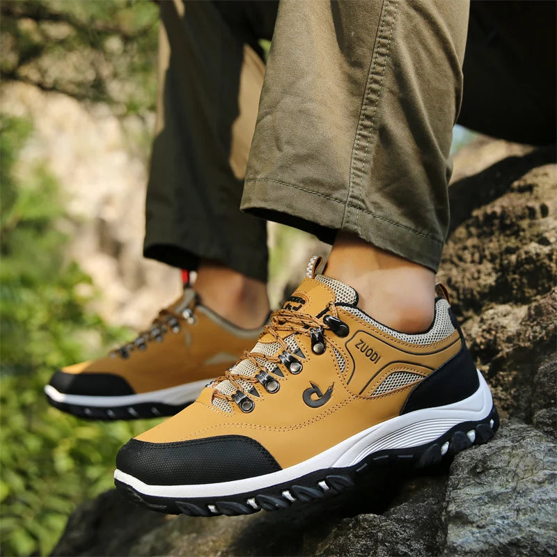 Chaussures de randonnée EVA pour hommes, imperméables, antidérapantes, en cuir, pour Sports de plein air, pour Camping, course à pied, Jogging, nouvelle collection 2025