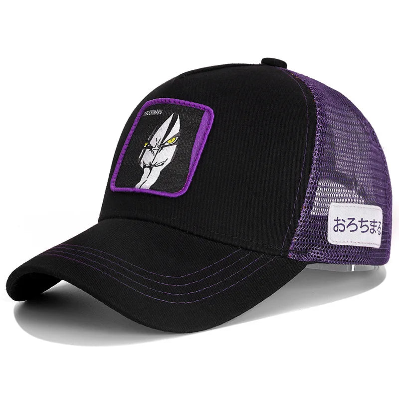Anime Cartoon Naruto New Baseball Cap Uchiha Itachi Anime Styles Cap Men Women Hip Hop Dad Adjustable Mesh Hat Trucker Hat