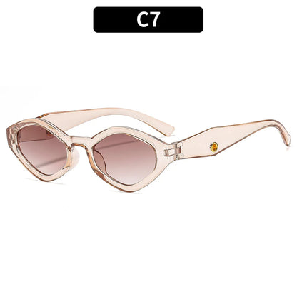 Vintage Cat Eye Sunglasses Women Men 2025 Brand Designer Fashion Goggle Sun Glasses Female Trends Shades Outside Eyewear UV400