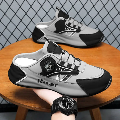 Platform Sneakers with Breathable Trendy Mesh for Summer, New Men's Sports and Leisure Shoes in Large Sizes 39-48