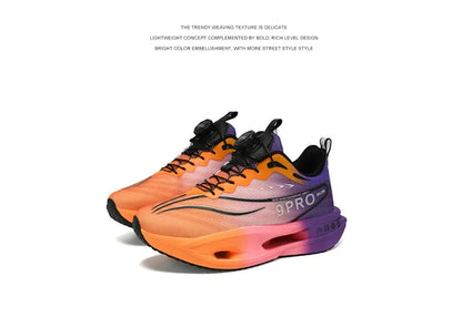 New Men's and Women's Running Shoes Breathable Racing Sports Shoes Carbon Cushion Lightweight Men's Jogging Training Shoes