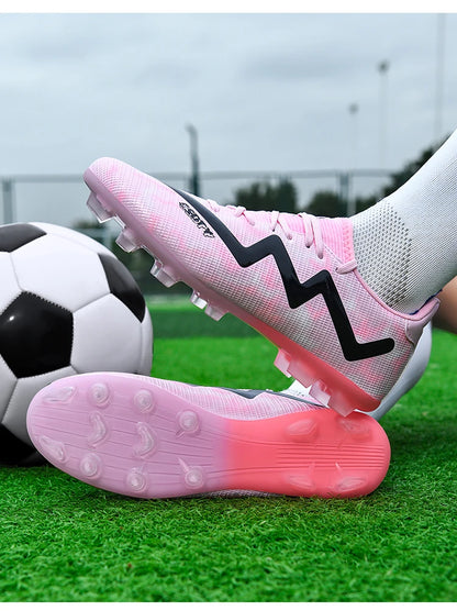 Chaussures de football pour hommes, antidérapantes, résistantes à l'usure, pour entraînement sur gazon, chaussures de football pour jeunes, chaussures de football légères pour homme
