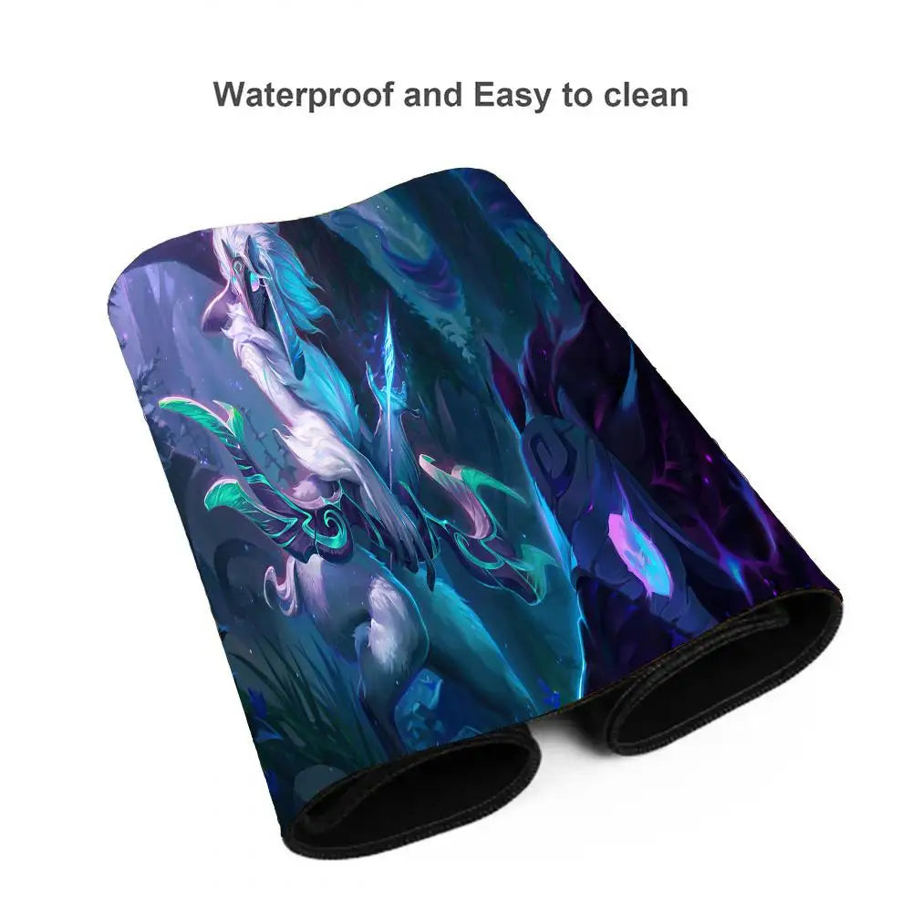 League of Legends Kindred Mouse Pad Μεγάλο Mousepad για Gaming Υπολογιστής Anime Κορίτσι Ταπί Γραφείου Αξεσουάρ Laptop Gamer XXL Τάπητας Πληκτρολογίου