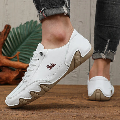 Shoes for Man Fashion Brand Loafers Soft Soled Comfortable Casual Walking Shoes Breathable Sports Tennis Outdoor Driving Shoes