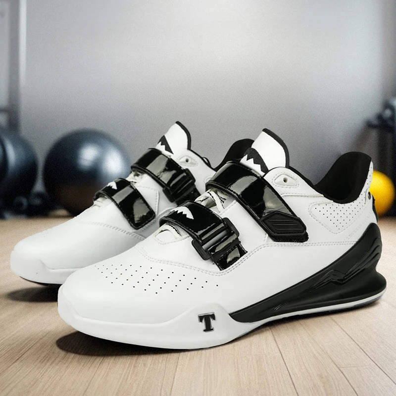 Scarpe professionali da sollevamento pesi, comode scarpe da squat indoor, scarpe sportive resistenti antiscivolo per sollevamento pesi e stacco duro