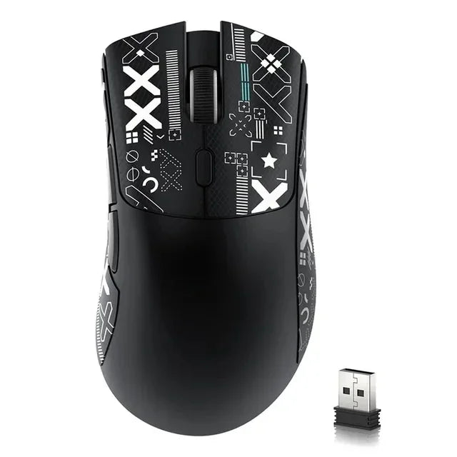 ATTACK SHARK R1 2.4G USB Wireless Bluetooth Gaming Mouse 18K DPI PAW3311 Tri-Mode Connectivity 59g Lightweight For PC Laptop Mac