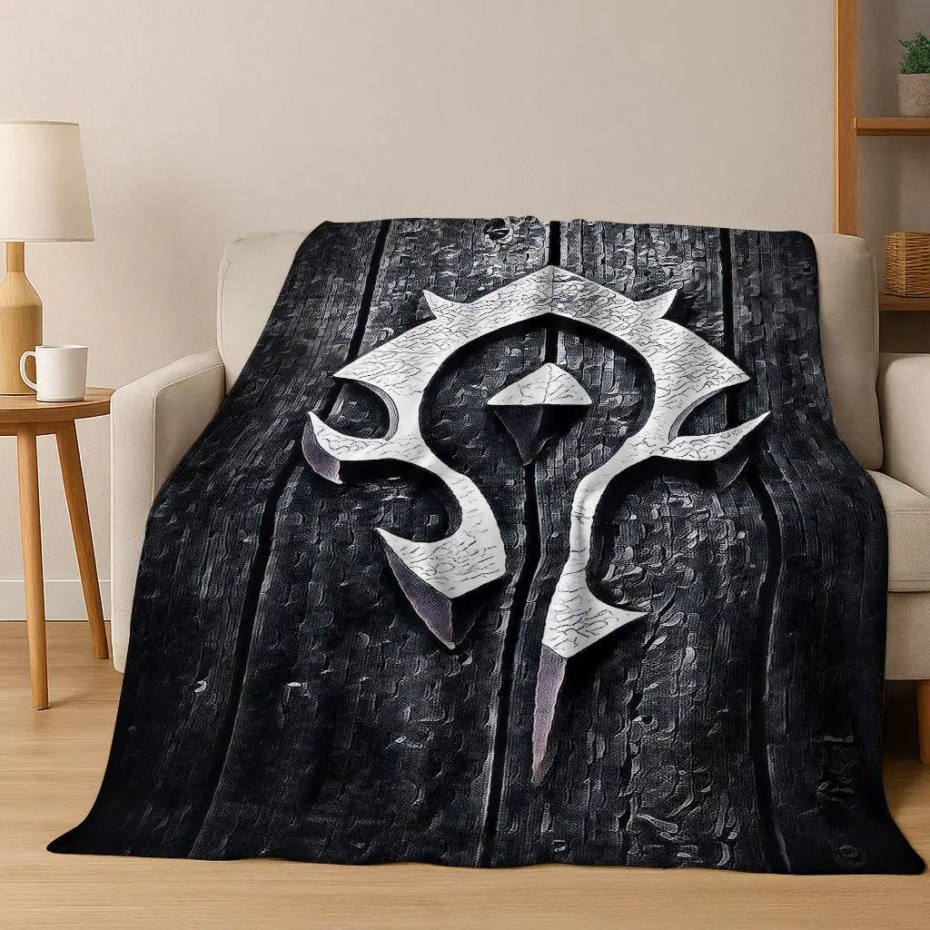 WOW World of Warcraft Arthas Demon Illidan Sylvanas flanelasta odeja, udobna in mehka odeja za dom, spalnico, posteljo, kavč, darilo