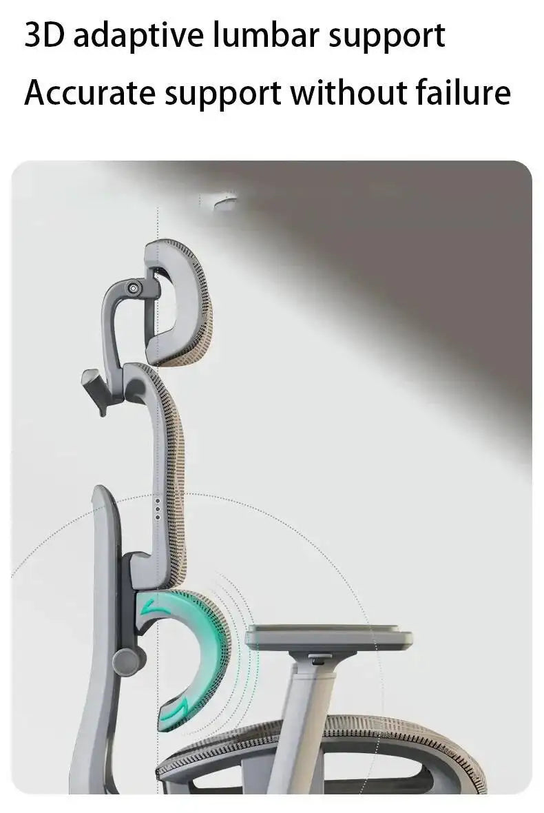 Support, Electronic Gaming Seat Computer Chair Back Adjustable Ergonomic Free Delivery Office Chair Wheelchair Furniture