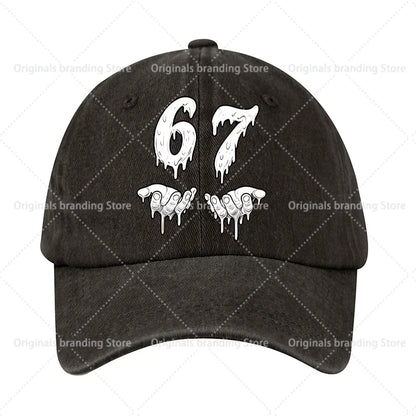 Steal A Brainrot 67 Children Baseball Cap Men Women Sun Hat New Adult Outdoor Sport Sunbonnet Retro Headgear Gift Hot Sales