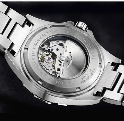 YELANG V1019 Men's Luminous Watch 44mm Mechanical Sapphire Miyota 8205 Automatic Movement 100m Waterproof Diver's Watch for Men
