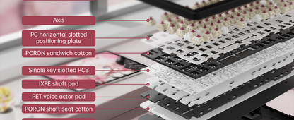 ATTACK SHARK X98 RGB Wireless Mechanical Keyboard, LED Smart Display & Knob, Hot Swappable, Pre-lubed Linear Switches