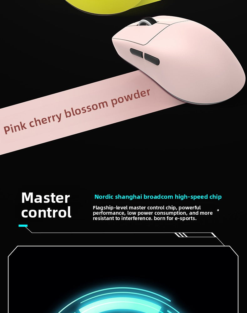 VXE Dragonfly R1 Wireless Lightweight Ergonomic Mouse PAW3395 Sensor Three-mode Gaming Mouse Low Latency PC Player Office Gift